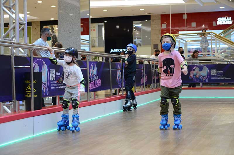 Space Roller no Shopping Vila Olímpia